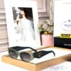 Prada Olive Green Rectangular Women’s Sunglass
