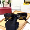 Gucci Statement Leopard Brown Rectangular Premium Unisex Sunglass