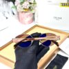 Celine Oval Brown Rose Gold Premium Unisex Sunglass