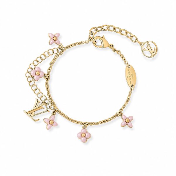 Louis Vuitton Floragram Pink Gold Bracelet