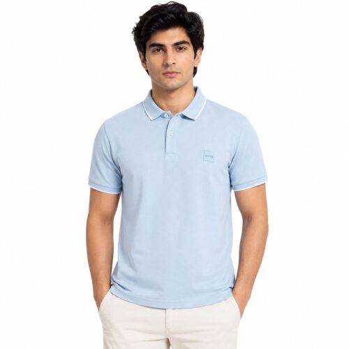 B0SS Sky Blue Polo Tshirt