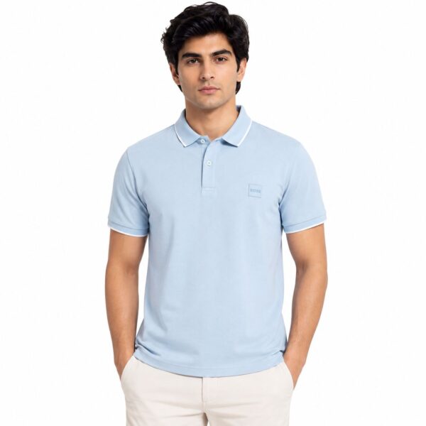 B0SS Sky Blue Polo Tshirt