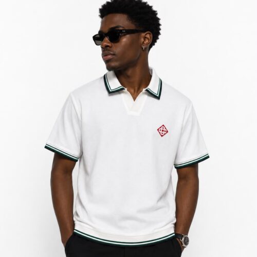Casablanca White Polo Tshirt