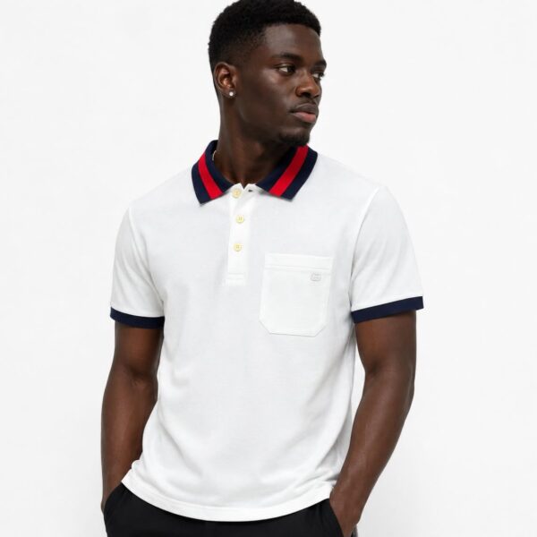 Gucci Web White Polo Tshirt