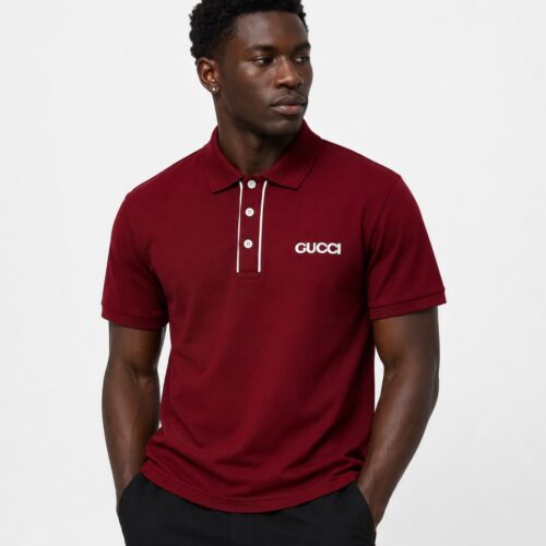 Gucci Wine Polo Tshirt