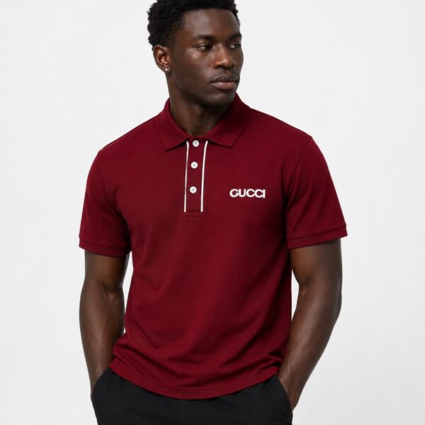 Gucci Wine Polo Tshirt