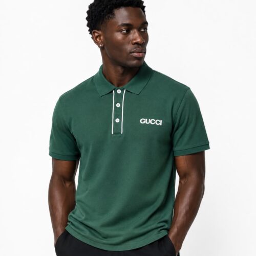Gucci Green Polo Tshirt