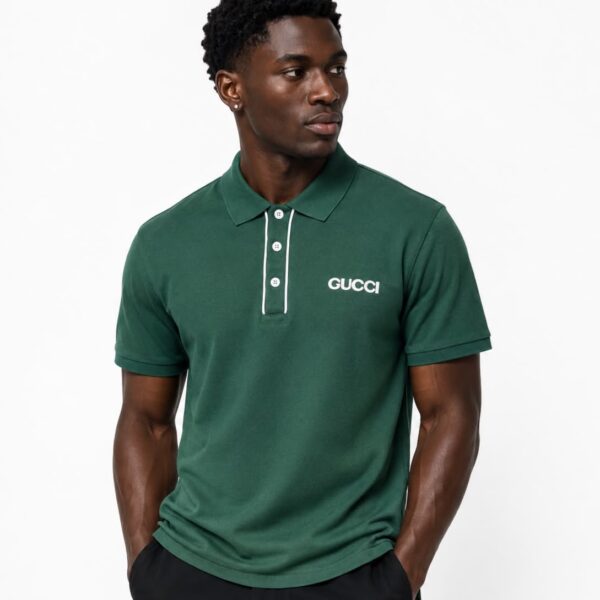 Gucci Green Polo Tshirt