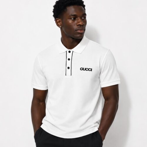 Gucci White Polo Tshirt