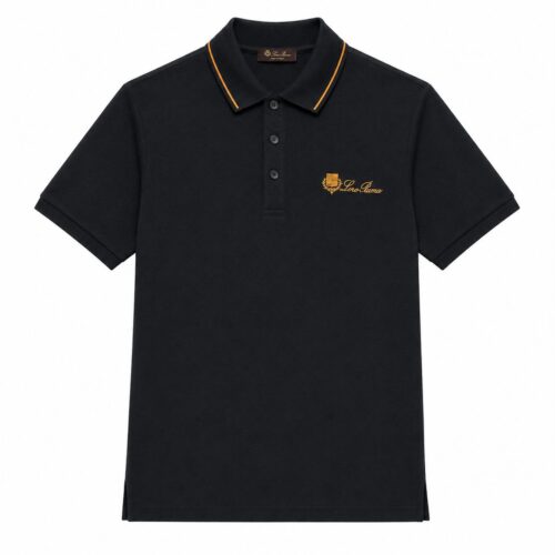Loro Piana Black Polo Tshirt