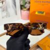 LV Clash Brown Leopard Aviator Unisex Sunglass