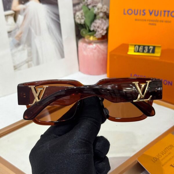 LV Clash Brown Aviator Unisex Sunglass