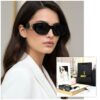 YSL Black Rectangular Women’s Sunglass