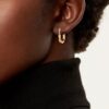 Tiffany Gold Small Lock Earrings