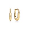 Tiffany Gold Small Lock Earrings