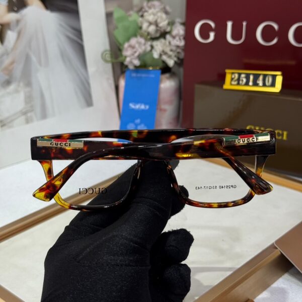 Gucci Rectangular Brown Men’s Optical Frame