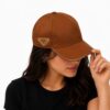 Prada Brown Side Logo Baseball Cap