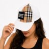 Burberry London White Baseball Cap