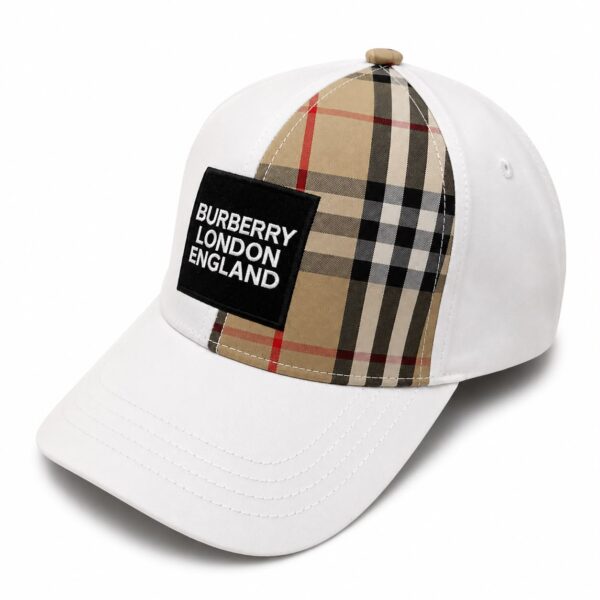 Burberry London White Baseball Cap