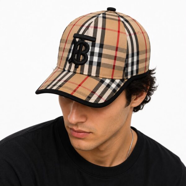 Burberry Canvas Black TB Baseball Cap
