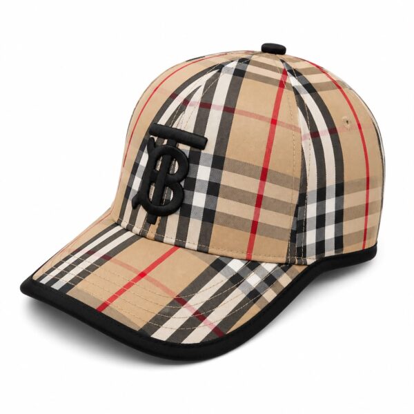 Burberry Canvas Black TB Baseball Cap