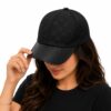 Gucci Black Monogram Leather Visor Unisex Baseball Cap