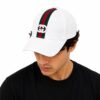 Gucci GG Stripe White Baseball Cap