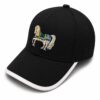 Hermes Horse Black Color Unisex Baseball Cap
