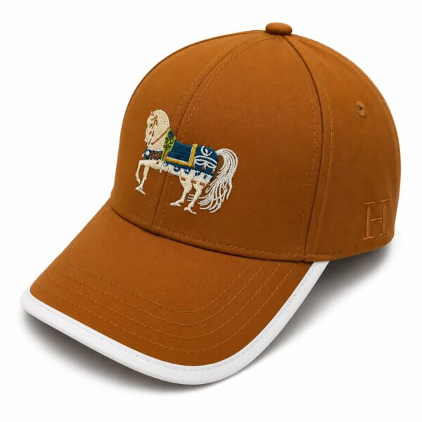 Hermes Horse Orange Color Unisex Baseball Cap