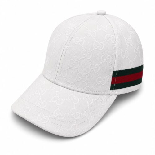 Gucci Monogram White Unisex Cap