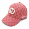 Gucci Reverse GG Pink Unisex Baseball Cap