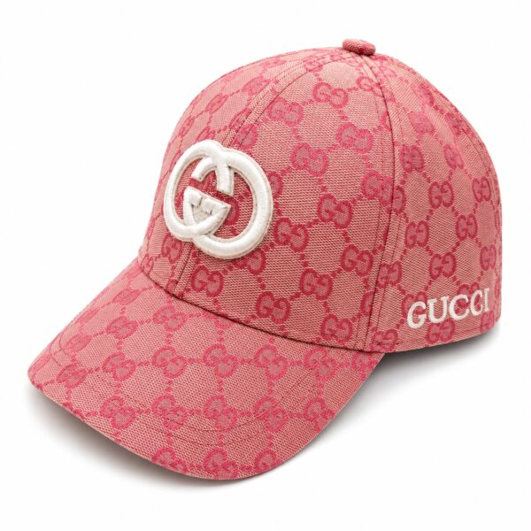 Gucci Reverse GG Pink Unisex Baseball Cap