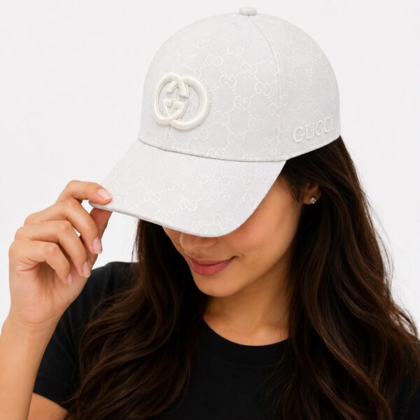 Gucci Reverse GG White Unisex Baseball Cap