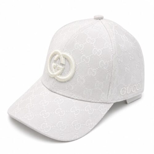 Gucci Reverse GG White Unisex Baseball Cap