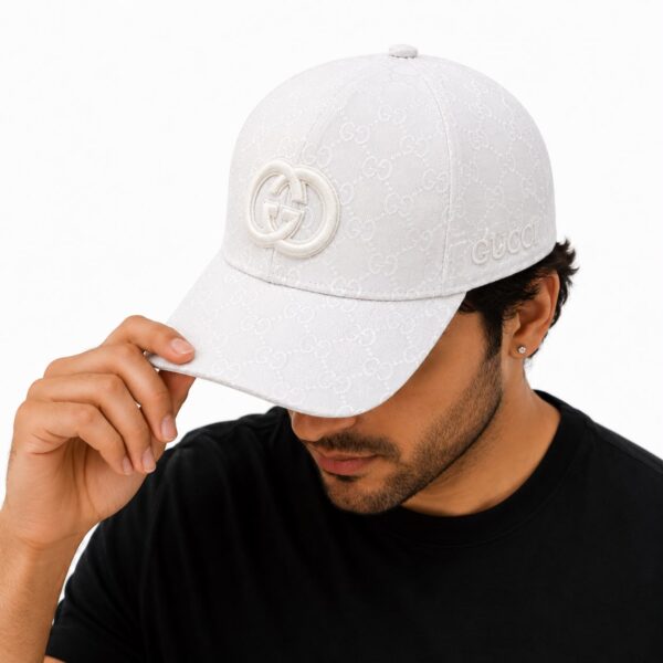 Gucci Reverse GG White Unisex Baseball Cap