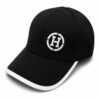 Hermes Black Baseball Cap