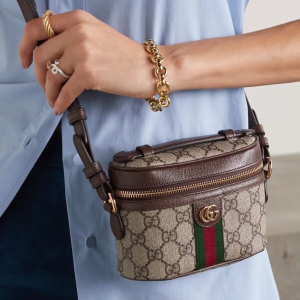 Gucci Small Ophidia Vanity Sling Bag (With Box)