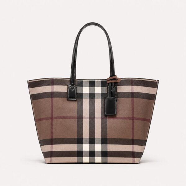 Burberry Medium Brown Check Tote