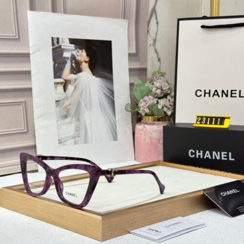 Chanel Purple Cat Eye Women’s Optical Frame