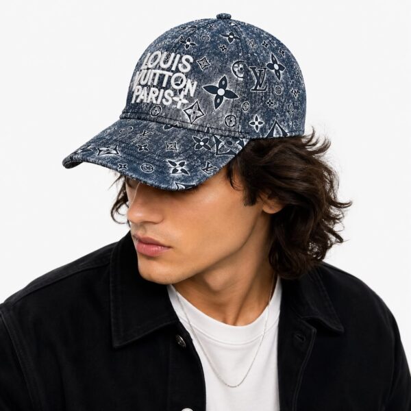 Louis Vuitton Paris Blue Baseball Cap
