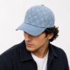 Louis Vuitton Light Blue Denim Monogram Baseball Cap