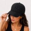 Louis Vuitton Black Monogram Baseball Cap