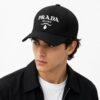 Prada Milano Black Baseball Cap