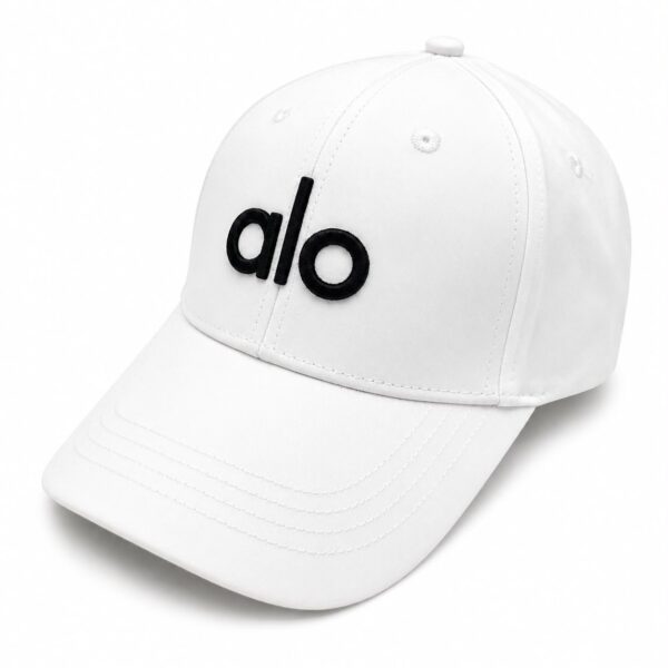 Alo White Baseball Cap