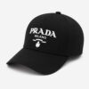 Prada Milano Black Baseball Cap