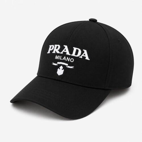 Prada Milano Black Baseball Cap
