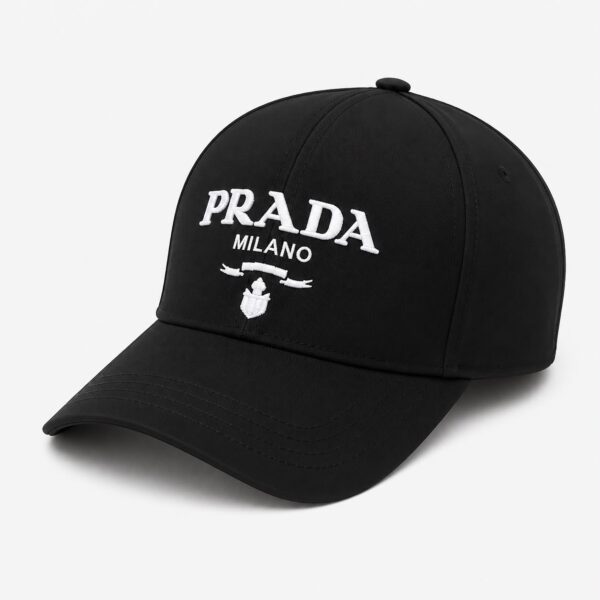 Prada Milano Black Baseball Cap