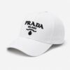 Prada Milano White Baseball Cap