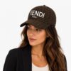 Fendi Roma Coffee FF Baseball Cap