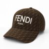 Fendi Roma Coffee FF Baseball Cap